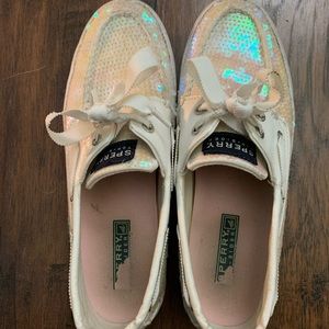 Sperry top sider sparkly slip-ons